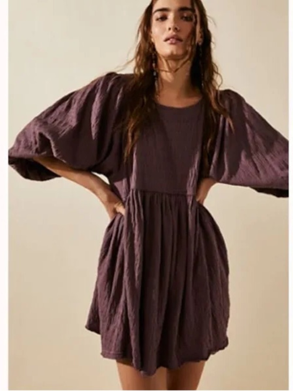 Free People Get Obsessed Babydoll Dress